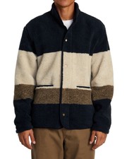 RVCA Westwood Snap Fleece Mens Jacket, Dark K...