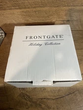 Frontgate Holiday Collection Christmas Ornaments Set Of 4 Glass