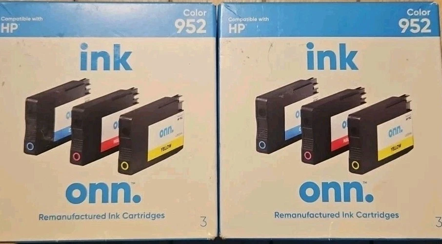 8 TINTAS 2-NEGRO Compatible HP 952XL y 6-TRI COLORES Compatible 952 HP ENVÍO GRATUITO Foto 2 de 4