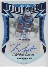 2016 Panini Preferred Rookie Color Guard Blue 25/49 Keyarris Garrett Auto 0c2