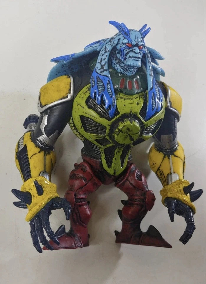 罕见超级外星人 Ben 10 蓝色恶魔红眼魔鬼机器人可动人偶 — 第 2/4 张图片