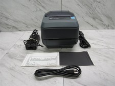 Zebra GK420T (GK42-102210-000) USB Label Thermal Printer w/ power supply!