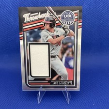 JACE LAVIOLETTE 2026 Panini Stars & Stripes Prizm THROWBACK JERSEY RELIC