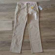 NWT Cat  Jack Youth Girls Beige School Uniform Pants Size 16