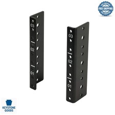 Heavy-Duty Alloy Steel Rack Rail Pair Kit for Network  Telecom Equipment
