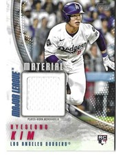 2025 Topps Update HYESEONG KIM MAJOR LEAGUE MATERIAL RELIC- Dodgers RC