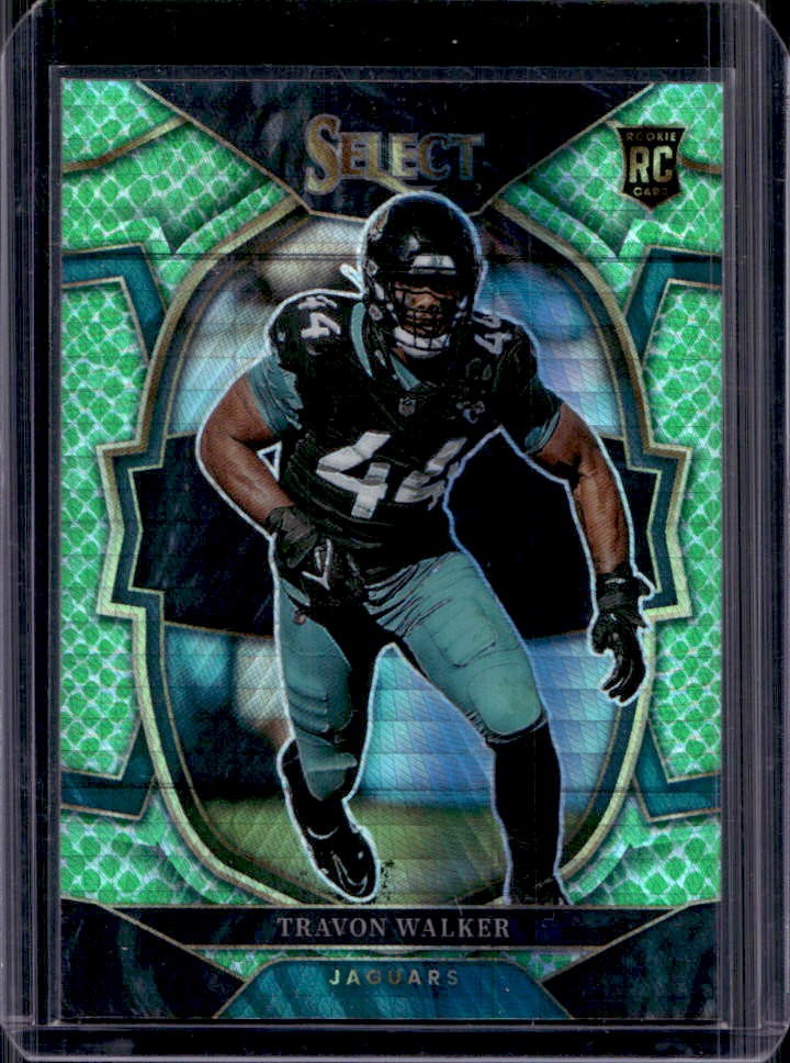 2022 Select Travon Walker RC Dragon Scale Prizm Concourse #25/89 Jaguars