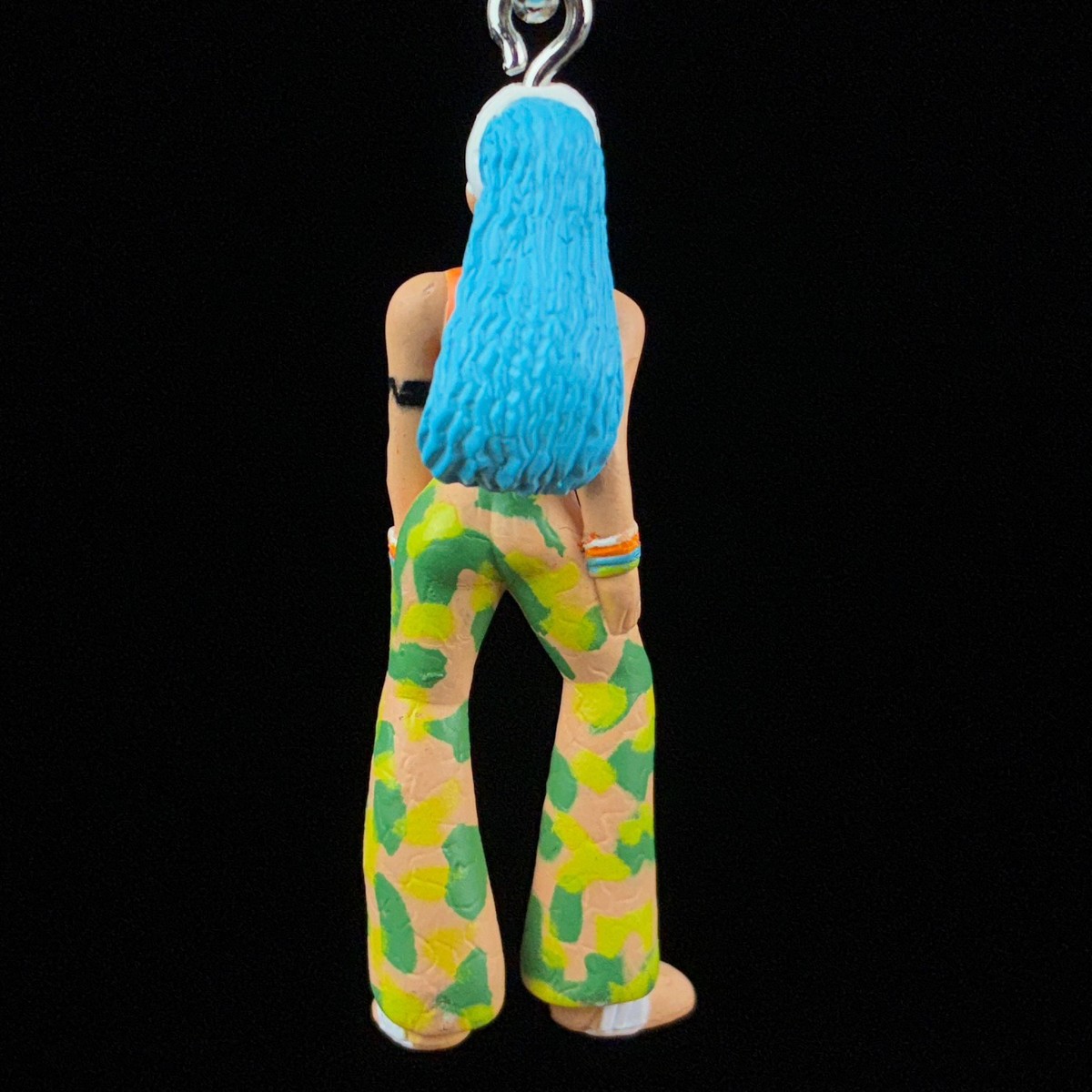 Vintage Enix Bust a Groove Move Frida Rhythm Game Keychain Figure