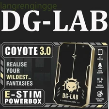 3.0 DG-LAB "COYOTE" E-Stim Powerbox PawPrints Wireless Button APP Control Device