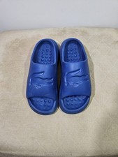 Men's Lacoste Croco 3.0 Synthetic Blue Flip Flop Slides