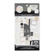 The Happy Planner Sticker Book, Radiate, 571 stickers, NEW