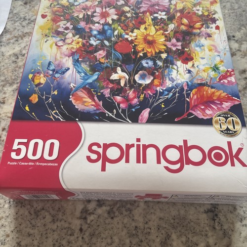 Springbok Heart Bouquet 500 Piece Puzzle 2024 - Picture 2 of 7