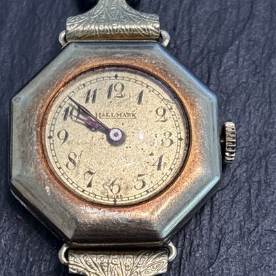 Hallmark 14k Swiss Watch Antique 15j 12.83g Not Running H9