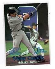 1999 Flair Showcase Legacy Collection Row 2 #52 Vinny Castilla #49/99