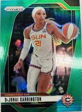 2024 Panini Prizm WNBA - DiJonai Carrington #118 Green Prizm