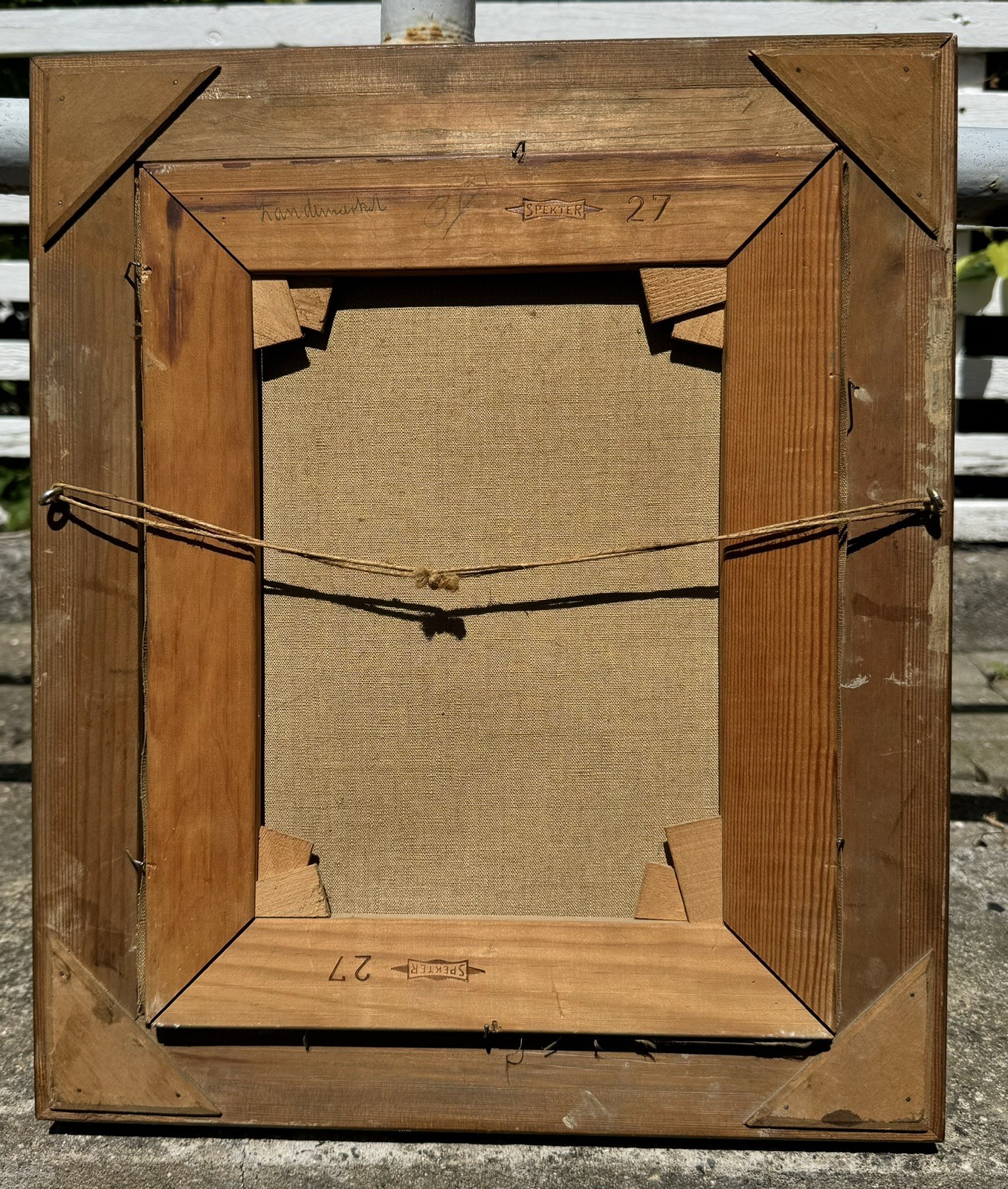 Vintage framed oil Painting: Motiv from Copenhagen By Kai Molter (1903-77)