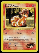 Pokemon Card - Brock's Vulpix Gym Heroes 73/132 1st Edition Common on eBay
