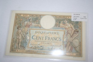 Billet 100 francs Merson du 11/09/1924 SUP 1 seul épinglage