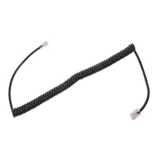 Reusable Radio Microphone Extension Cable Curly Cord for Mobile Transceivers