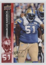 2022 Upper Deck CFL Exclusives 63/100 Jermarcus Hardrick #8 16vq