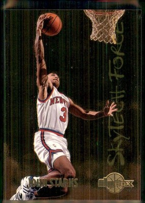 1994-95 SkyBox Premium #SF28 John Starks SkyTech Force