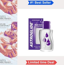 Water Based Personal Lubricant 2.5oz Slick Toy Friendly Condom Compatible Travel