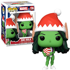 Funko POP! Figura Vinilo Marvel She-Hulk (Vacaciones) Navidad #1286 Nueva