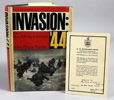 Invasion '44 by John Frayn Turner D-Day in Normandy HB in DJ World War 2 Photos