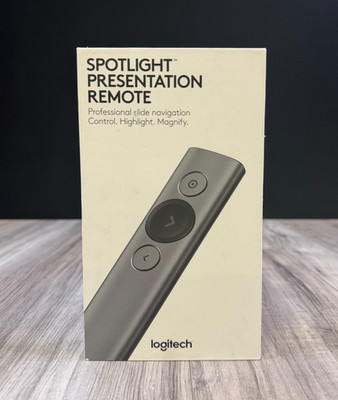 Logitech Spotlight Presentation Remote Advanced Digital Highlight Slate 3840R