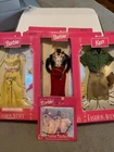 NRFB 3 Vtg Barbie/Ken Fashion Avenue Gown Pajamas Short Set & Fashion Touches