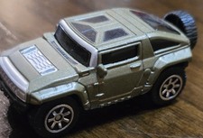 1/64 Scale 2009 Maisto Forest Green Hummer HX Concept 2-5/8" SUV Truck