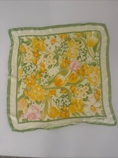 Vintage 1978  Burst of Spring  Scarf by SM Kent for Avon Japan