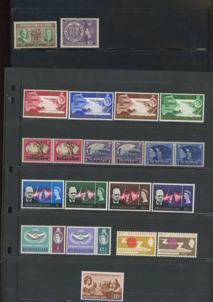 BECHUANALAND PROTECTORATE  MNH Postage due stamps royal visit others cv132 (mb21 - Image 2 of 2