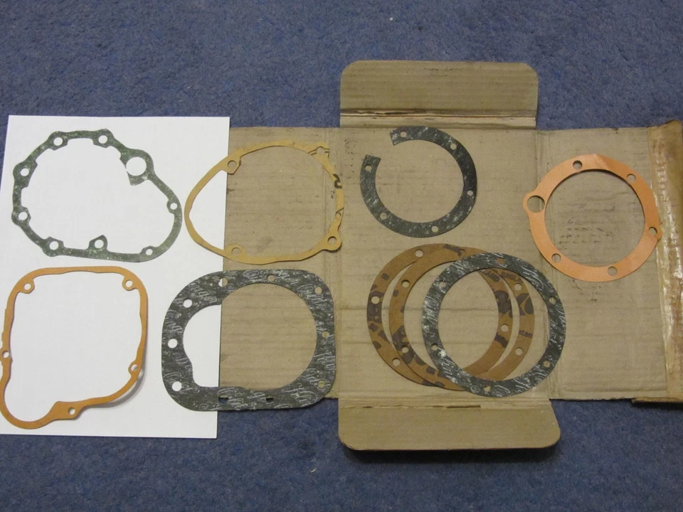 9 juntas NOS, creído NSU AUTOROLLER / Lambretta - raro 150cc scooter de los años 50 Foto 2 de 4