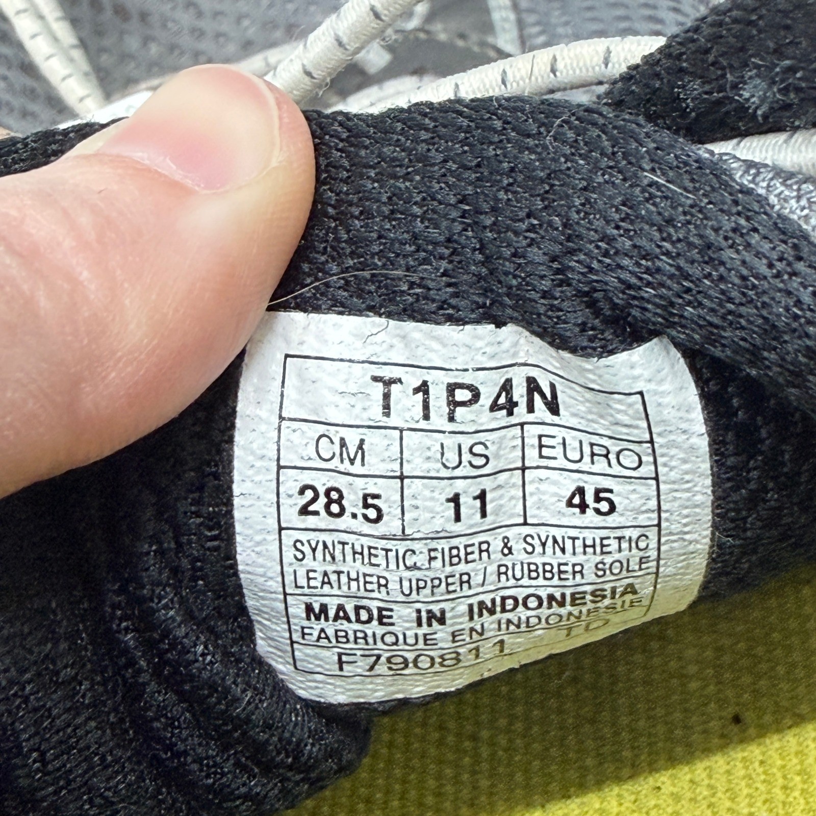 Asics gel 1130 athletic shoes men's 11 T1P4N with Nathan cinch laces thumbnail 8