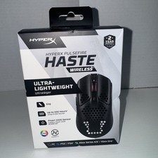 Genuine HyperX PULSEFIRE Haste Wireless Gaming Mouse ULTRA-LIGHTWEIGHT (BLACK)
