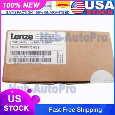 US Free TAX LENZE NEW E82EV751K2B E82EV751_2B Inverter 8200 Vector E82EV7512B