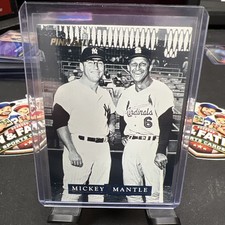 1992 Pinnacle Mickey Mantle - Mickey Mantle, Stan Musial #24