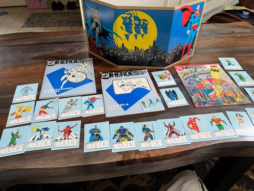DC Heroes Role Playing Game RPG Lot 1985 by Mayfair Games Incomplete | eBay