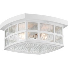 Quoizel SNN1612 Stonington 2 Light 12"W Flush Mount Outdoor - Fresco