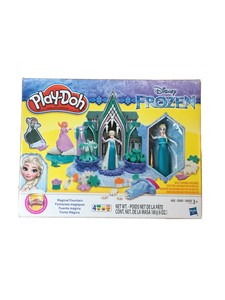 play doh frozen magical fountain