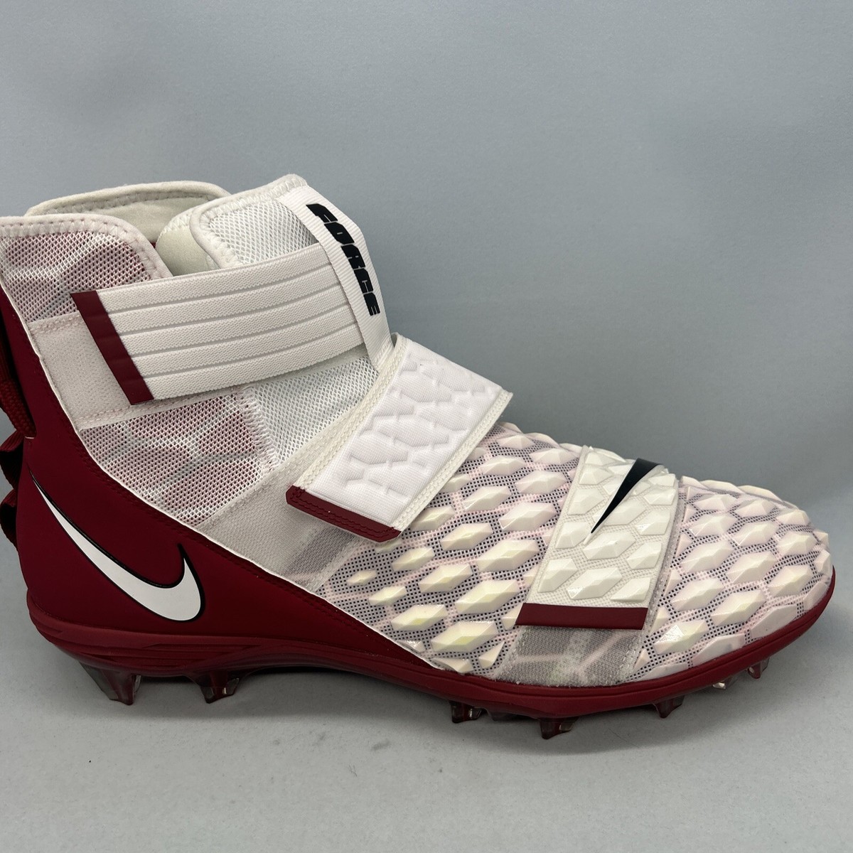 Nike Force Savage Elite 2 White Red Football Cleats BV3962  display picture 3