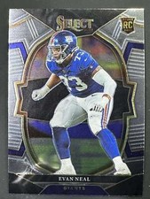 2022 Panini Select Football Evan Neal Giants Concourse RC Rookie 83