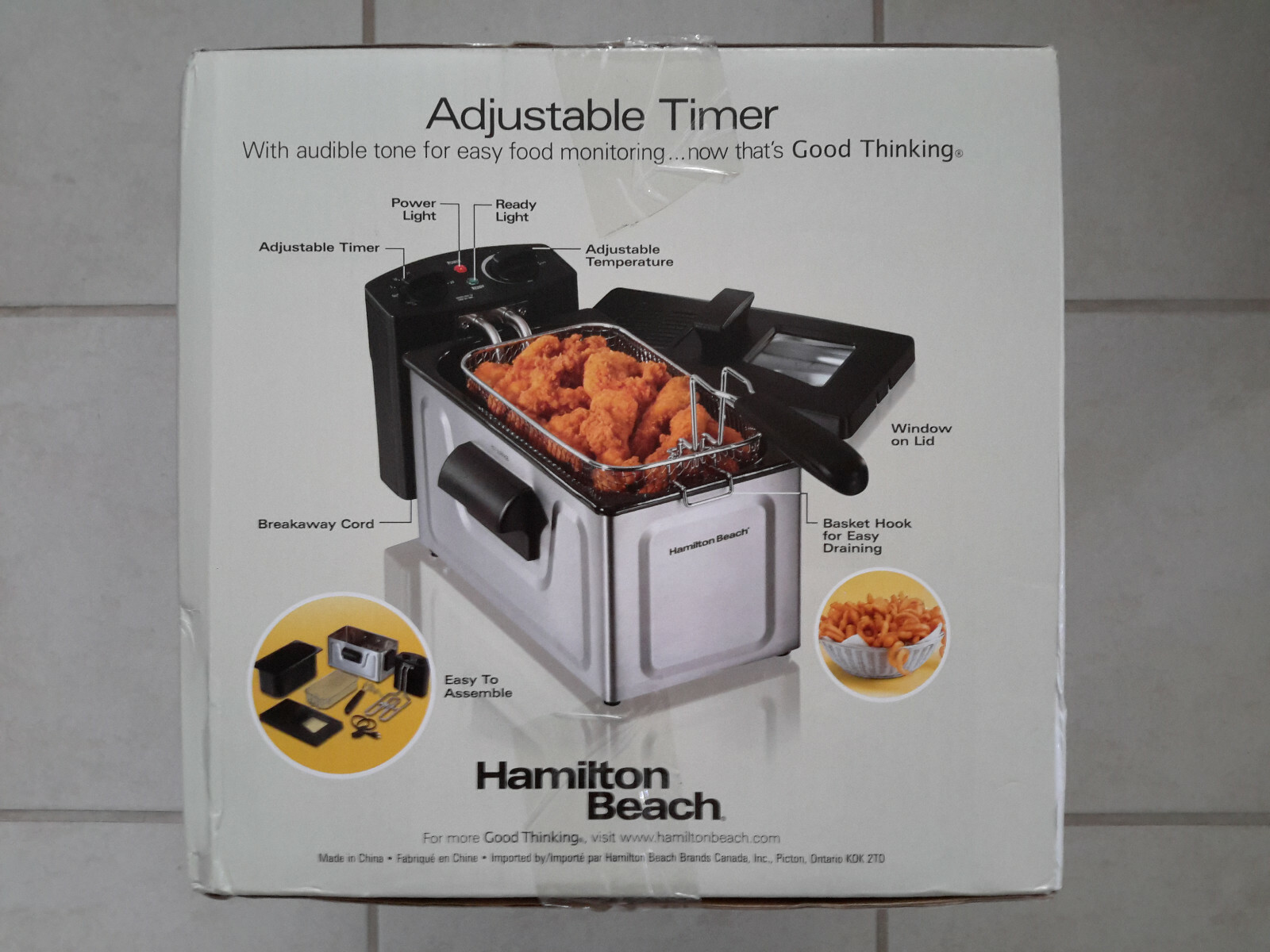 Hamilton Beach Deep Fryer 8 Cup Oil Capacity 35200 - NIB