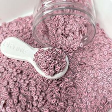 FAKE 5MM Pink Coffin, Halloween Polymer Clay Sprinkle NOT EDIBLE  D39-18