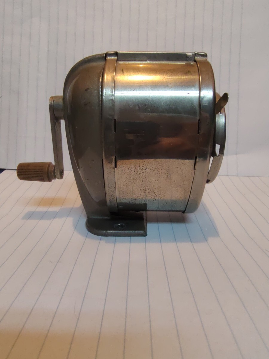 その他 BOSTON  PENCIL SHARPENER Vintage BOSTON L Manual PENCIL SHARPENER w/Hand Crank- 1950