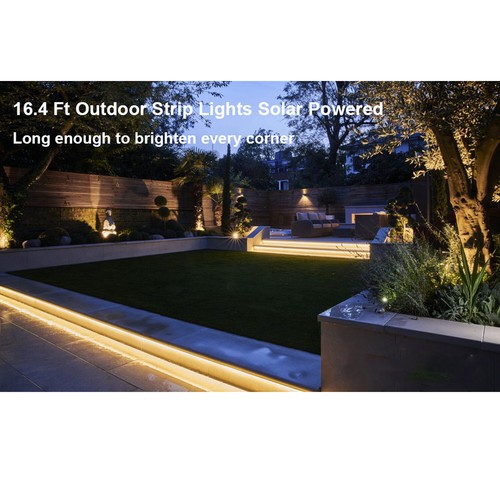 Solar LED Light Strip - Outdoor Garden, Home, Patio, Christmas Lamp - Picture 4 of 43