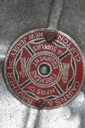 Antique Cairns & Brothers Firemen Helmet with Leather Engine 2 LFD Badge - Picture 19 of 24