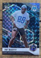 2021 Panini NFL Mosaic Tre' McKitty RC #386 GENESIS PRIZM SSP Rookie Chargers 🔥