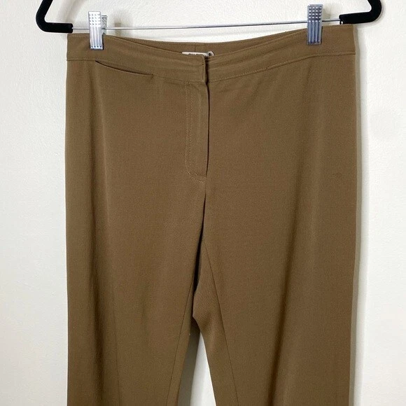 Pantaloni eleganti Miu Miu lana vergine marrone taglia 40 US Small